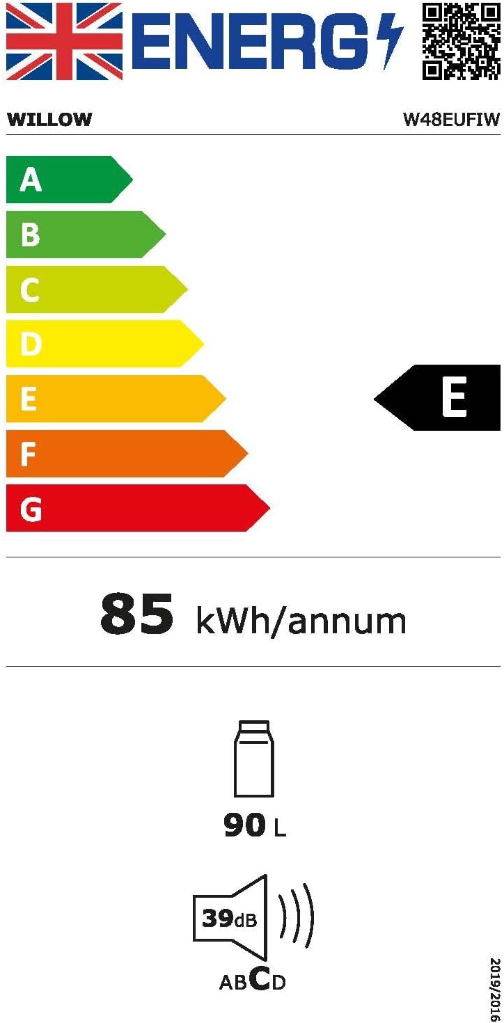 Willow W48UFIW Freestanding Under Counter Larder Fridge with Chiller Box, 90 Litre Capacity, Adjustable Feet and Reversible Door – White   Import  Single ASIN  Import  Multiple ASIN ×Product customization General Description Gallery - Amazing Gadgets Outlet