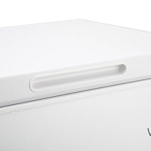 Willow W66CFW Freestanding 66L Chest Freezer with Removable Storage Basket, Suitable for Outbuildings and Garages, 2 Years Warranty - White - Amazing Gadgets Outlet