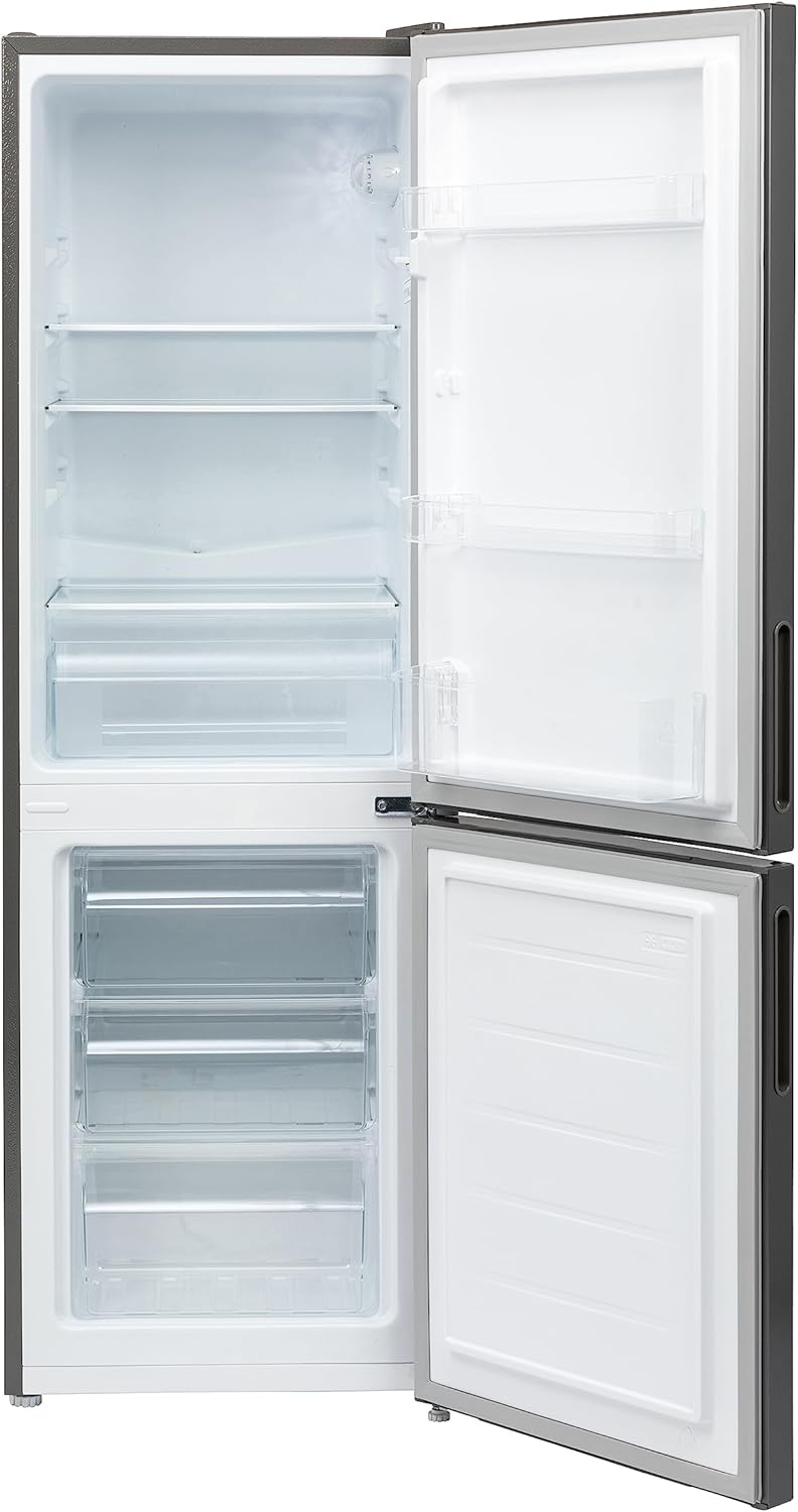 Willow WFF157G 157L Freestanding 70/30 Fridge Freezer with Adjustable Thermostat, Mark - Proof Finish, Low Frost, 2 Year Warranty - Grey - Amazing Gadgets Outlet