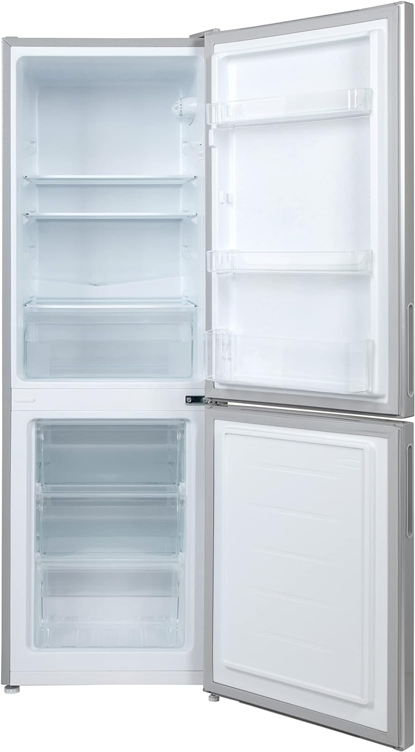 Willow WFF157S 157L Freestanding 70/30 Fridge Freezer with Adjustable Thermostat, Mark - Proof Finish, Low Frost, 2 Year Warranty - Silver - Amazing Gadgets Outlet