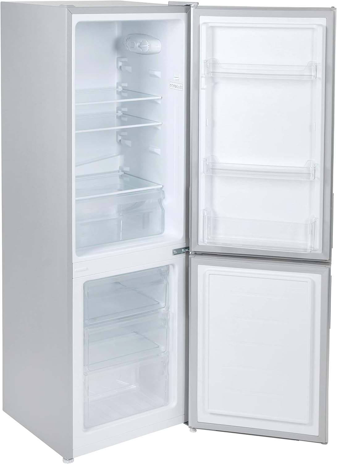 Willow WFF157S 157L Freestanding 70/30 Fridge Freezer with Adjustable Thermostat, Mark - Proof Finish, Low Frost, 2 Year Warranty - Silver - Amazing Gadgets Outlet