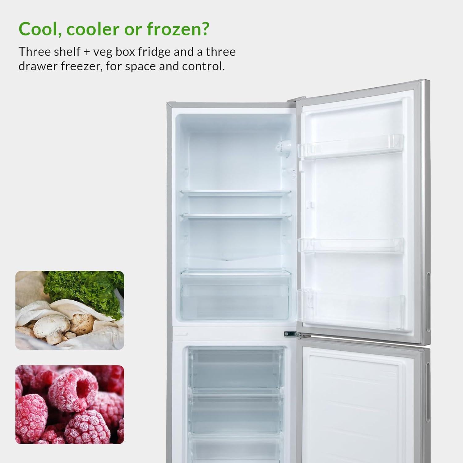 Willow WFF157W 157L Freestanding 70/30 Fridge Freezer with Adjustable Thermostat, Mark - Proof Finish, Low Frost, 2 Year Warranty - White   Import  Single ASIN  Import  Multiple ASIN ×Product customization General Description Gallery R - Amazing Gadgets Outlet