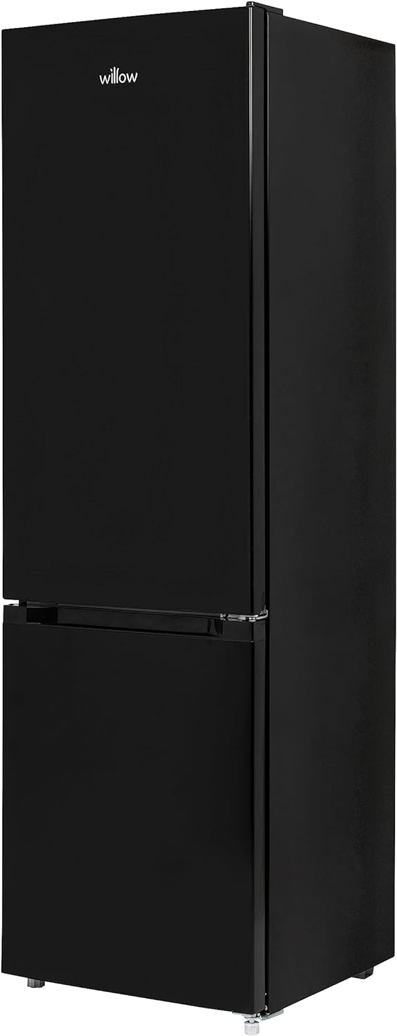 Willow WFF1760B 262L Freestanding 70/30 Fridge Freezer with Adjustable Thermostat, 4* Freezer Rating, Mark - Proof Finish, Low Frost, 2 Year Warranty – Black - Amazing Gadgets Outlet