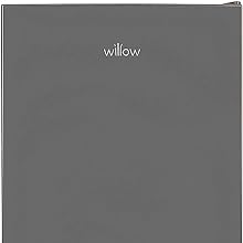 Willow WFF1760B 262L Freestanding 70/30 Fridge Freezer with Adjustable Thermostat, 4* Freezer Rating, Mark - Proof Finish, Low Frost, 2 Year Warranty – Black - Amazing Gadgets Outlet