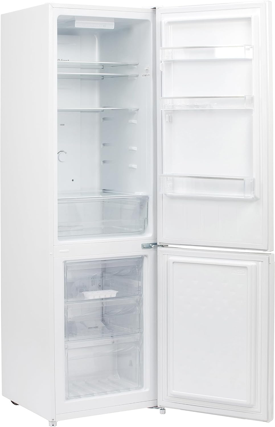 Willow WFF250CW 250L Freestanding 70/30 Fridge Freezer with Adjustable Thermostat, 4* Freezer Rating, Frost Free, Mark - Proof Finish, Automatic Defrost, 2 Year Warranty – White - Amazing Gadgets Outlet
