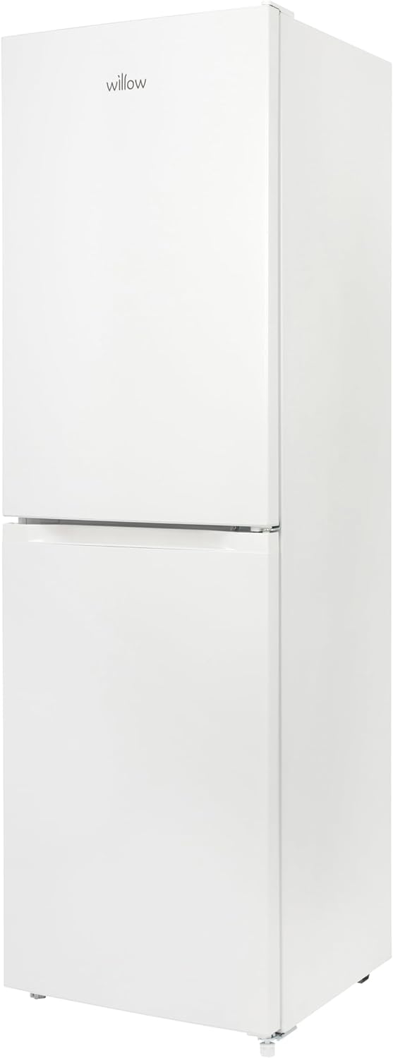 Willow WFF5050WV2 254L Low Frost Fridge Freezer with 4* Freezer Rating, Reversible Doors, LED Interior Light, Mark - Proof Finish - White - Amazing Gadgets Outlet