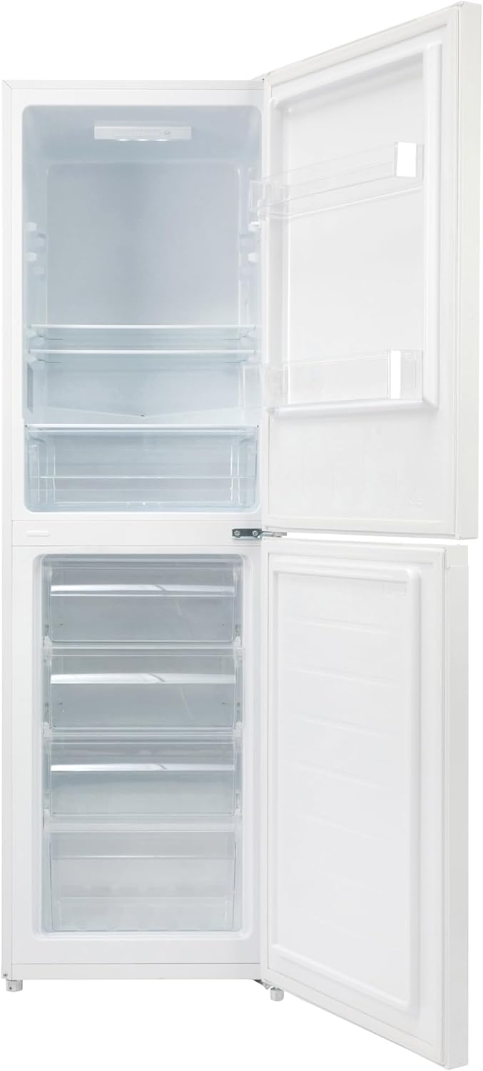 Willow WFF5050WV2 254L Low Frost Fridge Freezer with 4* Freezer Rating, Reversible Doors, LED Interior Light, Mark - Proof Finish - White - Amazing Gadgets Outlet