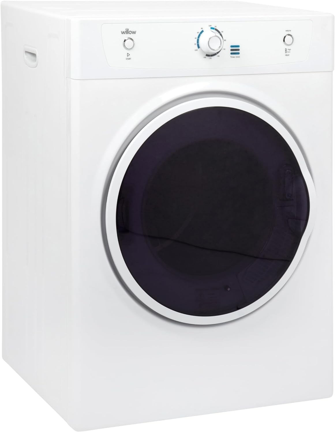 Willow WTD7W 7kg Vented Dryer, Front Loading with Child Lock, 3 Temperatures, Mehanical Controls, Crease Guard, 2 Year Warranty - White - Amazing Gadgets Outlet