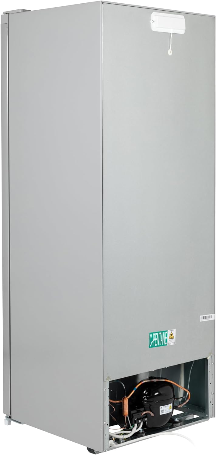 Willow WTF55S 177L Freestanding Tall Freezer with Reversible Door, Adjustable Thermostat, 2 Years Warranty - Silver - Amazing Gadgets Outlet