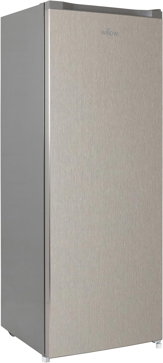 Willow WTF55X 177L Freestanding Tall Freezer with Reversible Door, Adjustable Thermostat, 2 Years Warranty - Inox - Amazing Gadgets Outlet
