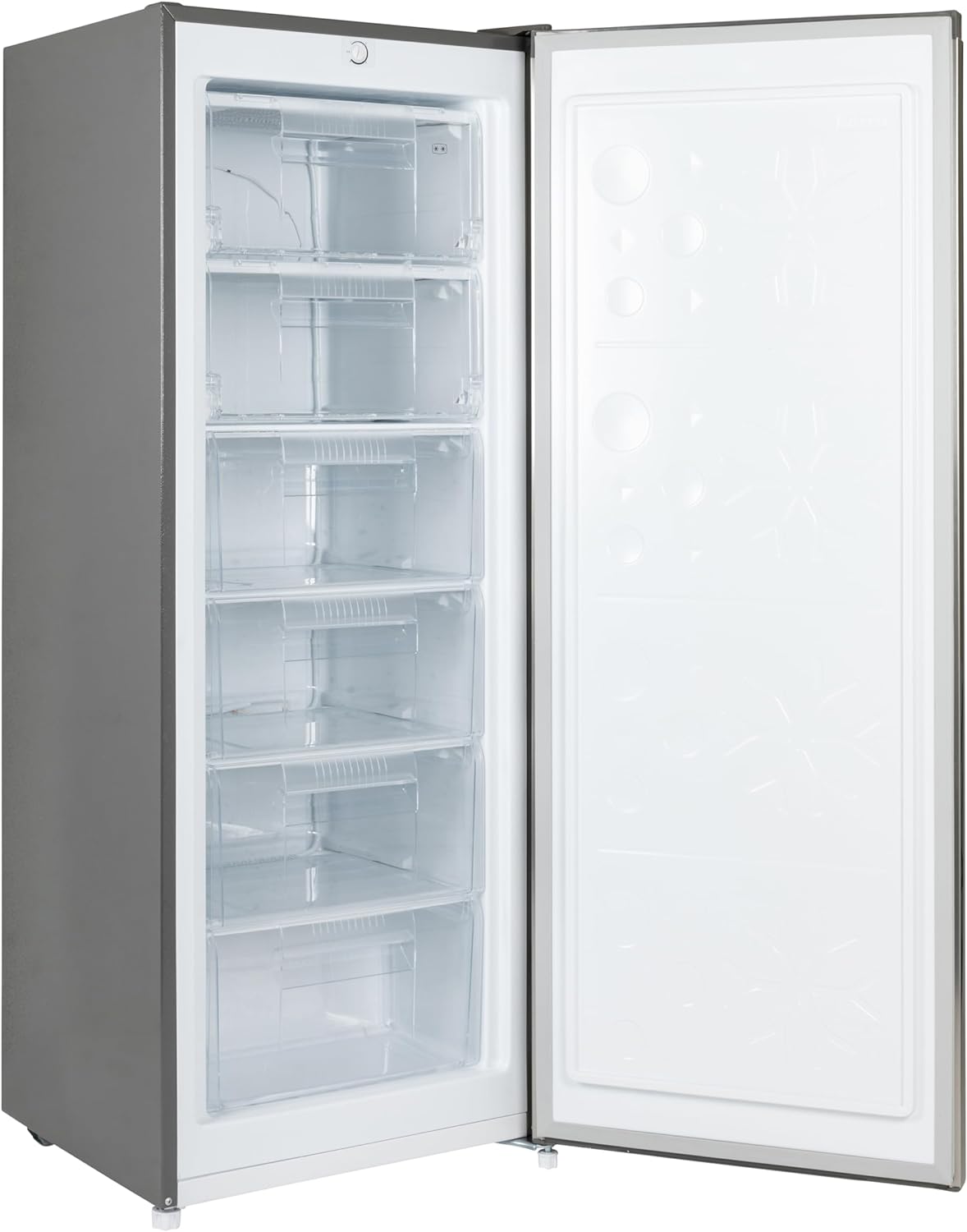 Willow WTF55X 177L Freestanding Tall Freezer with Reversible Door, Adjustable Thermostat, 2 Years Warranty - Inox - Amazing Gadgets Outlet