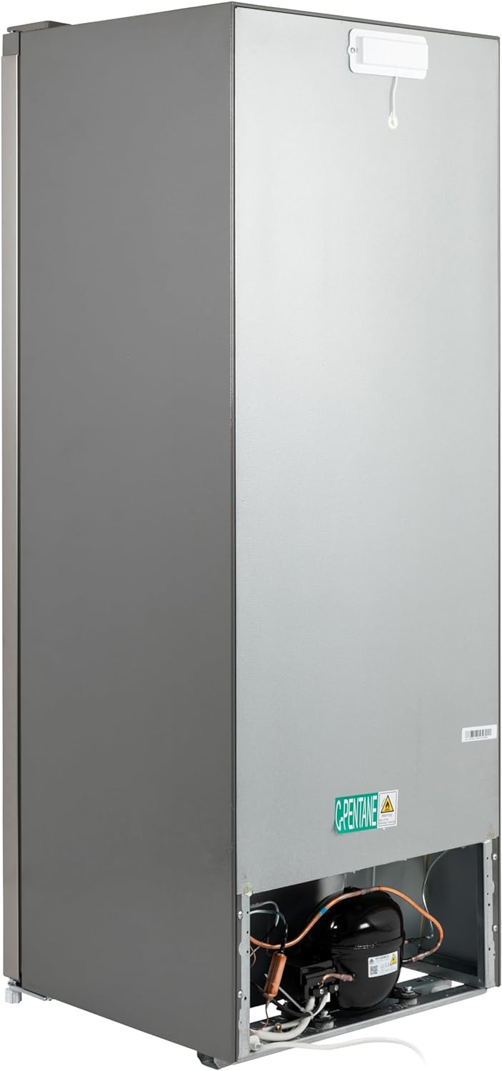 Willow WTF55X 177L Freestanding Tall Freezer with Reversible Door, Adjustable Thermostat, 2 Years Warranty - Inox - Amazing Gadgets Outlet