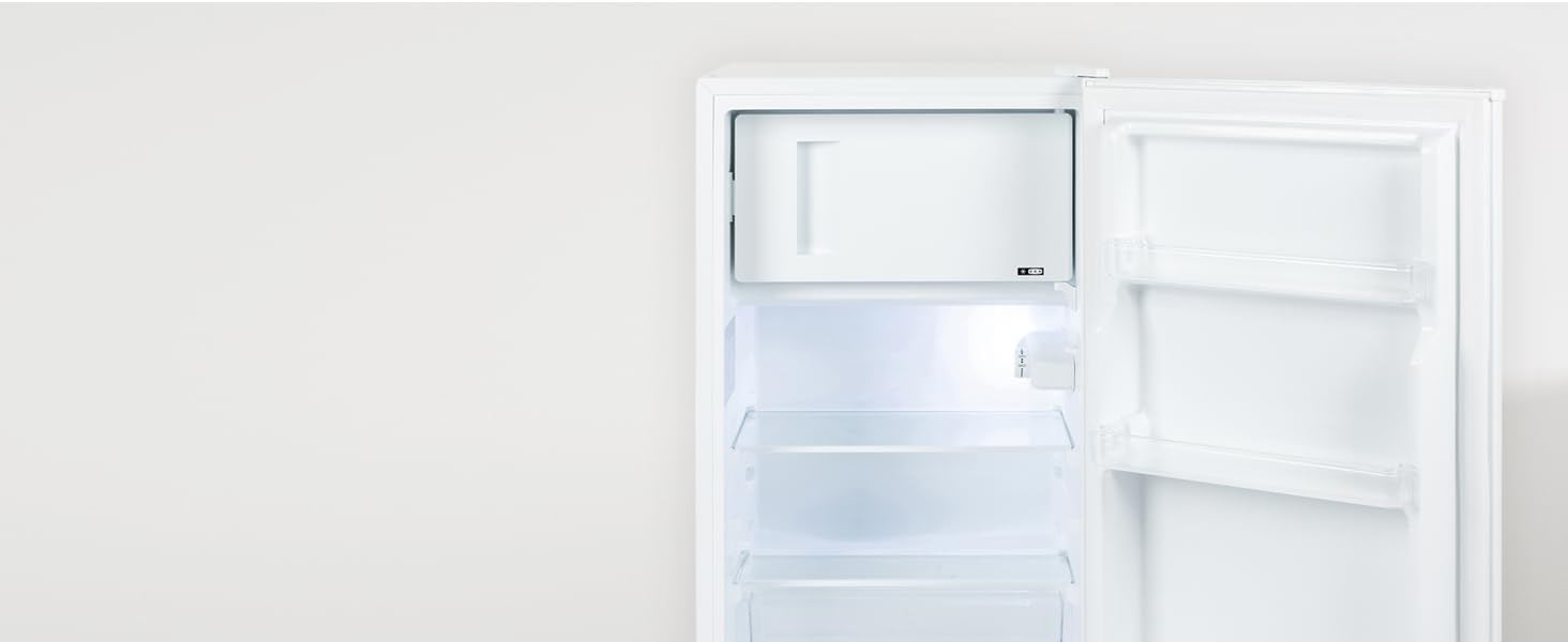 Willow WU48FC4W 80L Under Counter Fridge with Reversible Door, Adjustable Thermostat, Mark - Proof Finish, 2 Years Warranty, Low Noise - White - Amazing Gadgets Outlet