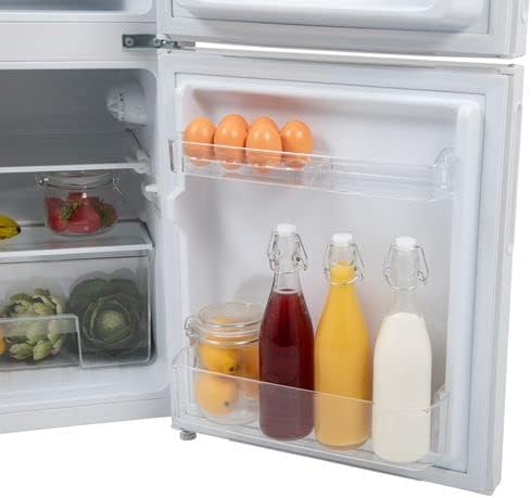 Willow WW50UCFF 86L Under Counter Fridge Freezer with 4* Freezer Rating, Adjustable Thermostat, Low Noise Level, 2 Years Warranty - White - Amazing Gadgets Outlet