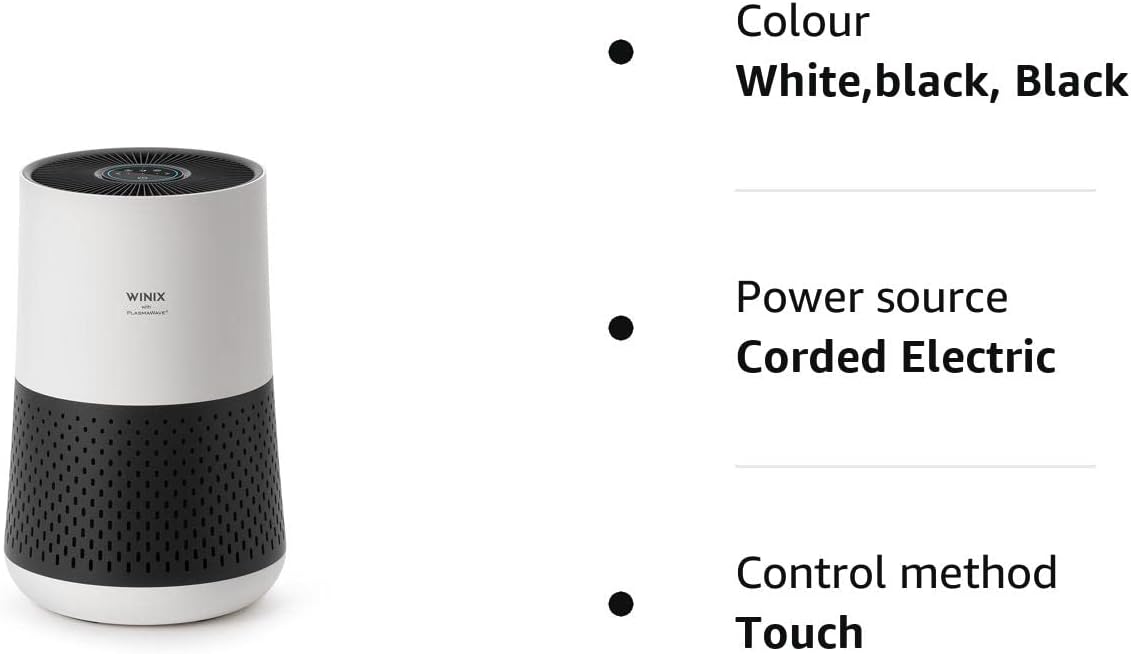 WINIX ZERO Compact Air Purifier with 4 Stage Filtration, Air Cleaner that Captures Pollen, Smoke and Fine Dust, Suitable for Rooms up to 50 m² - Amazing Gadgets Outlet