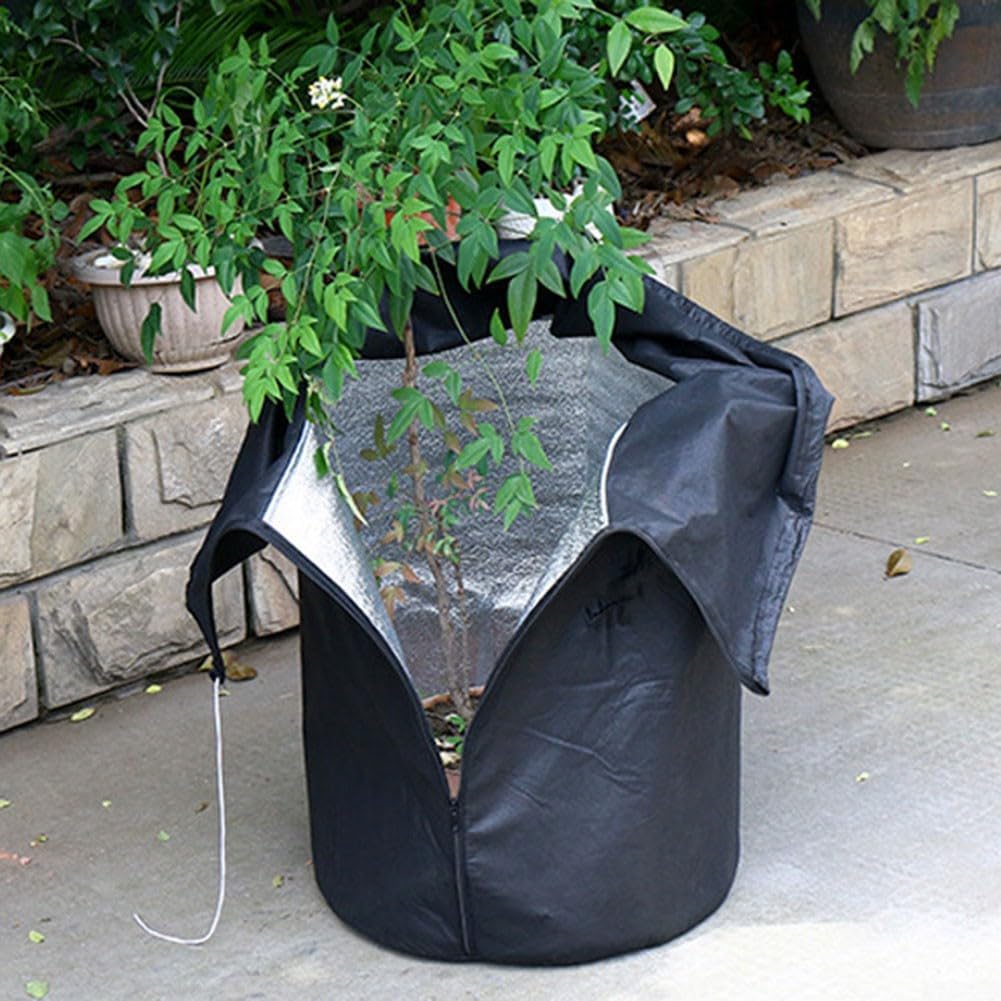 Winter Plant Cover, and Reusable, Suitable for Shrubs in Pots, 45 x 50cm - Amazing Gadgets Outlet