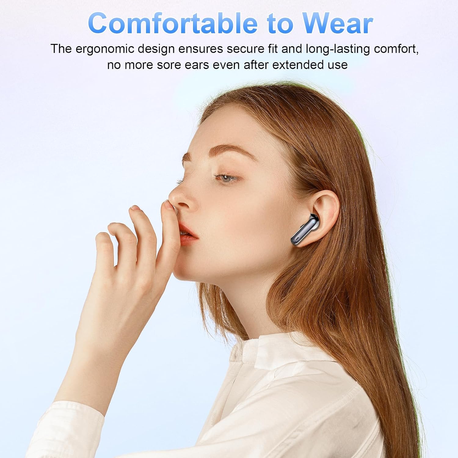 Wireless Earbuds, Bluetooth 5.3 Headphones in Ear with HiFi Stereo Deep Bass, 4 ENC Noise Cancelling Mic Wireless Earphones 40H Playtime, Bluetooth Earbuds Dual LED Display, IP7 Waterproof, USB - C - Amazing Gadgets Outlet