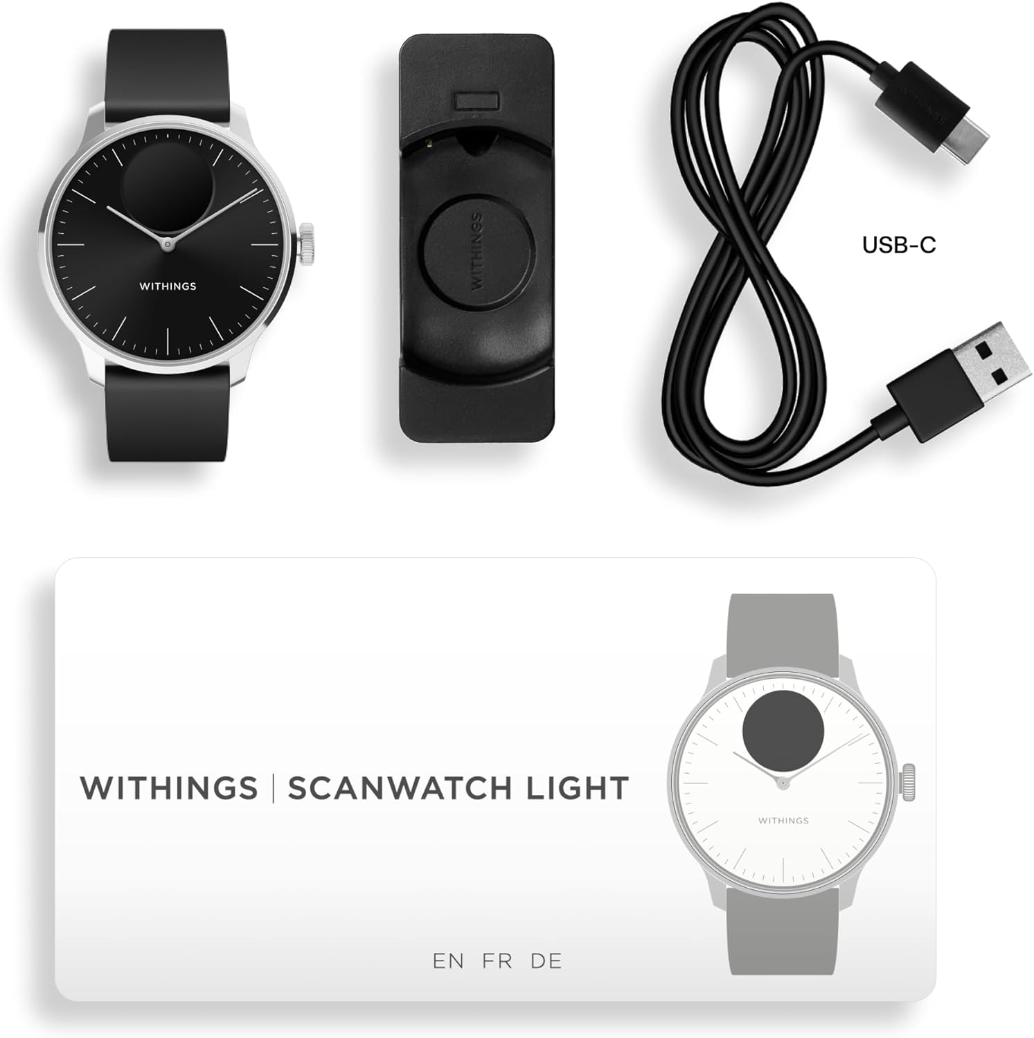 WITHINGS ScanWatch 2, Heart Health Hybrid Smartwatch for Men & Women - ECG, with SPO2, Temperature Monitoring, Sleep, Respiratory Health, Cycle Monitoring, 30 - day Battery Life, iOS & Android… - Amazing Gadgets Outlet