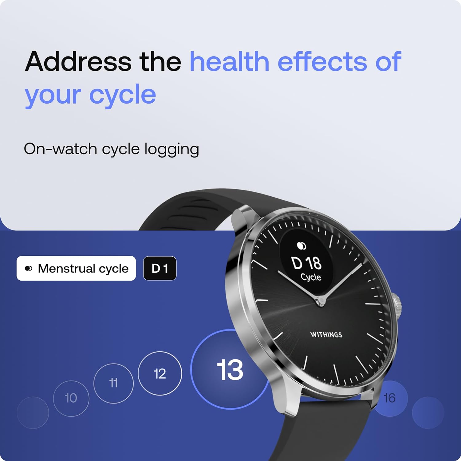 WITHINGS ScanWatch 2, Heart Health Hybrid Smartwatch for Men & Women - ECG, with SPO2, Temperature Monitoring, Sleep, Respiratory Health, Cycle Monitoring, 30 - day Battery Life, iOS & Android… - Amazing Gadgets Outlet