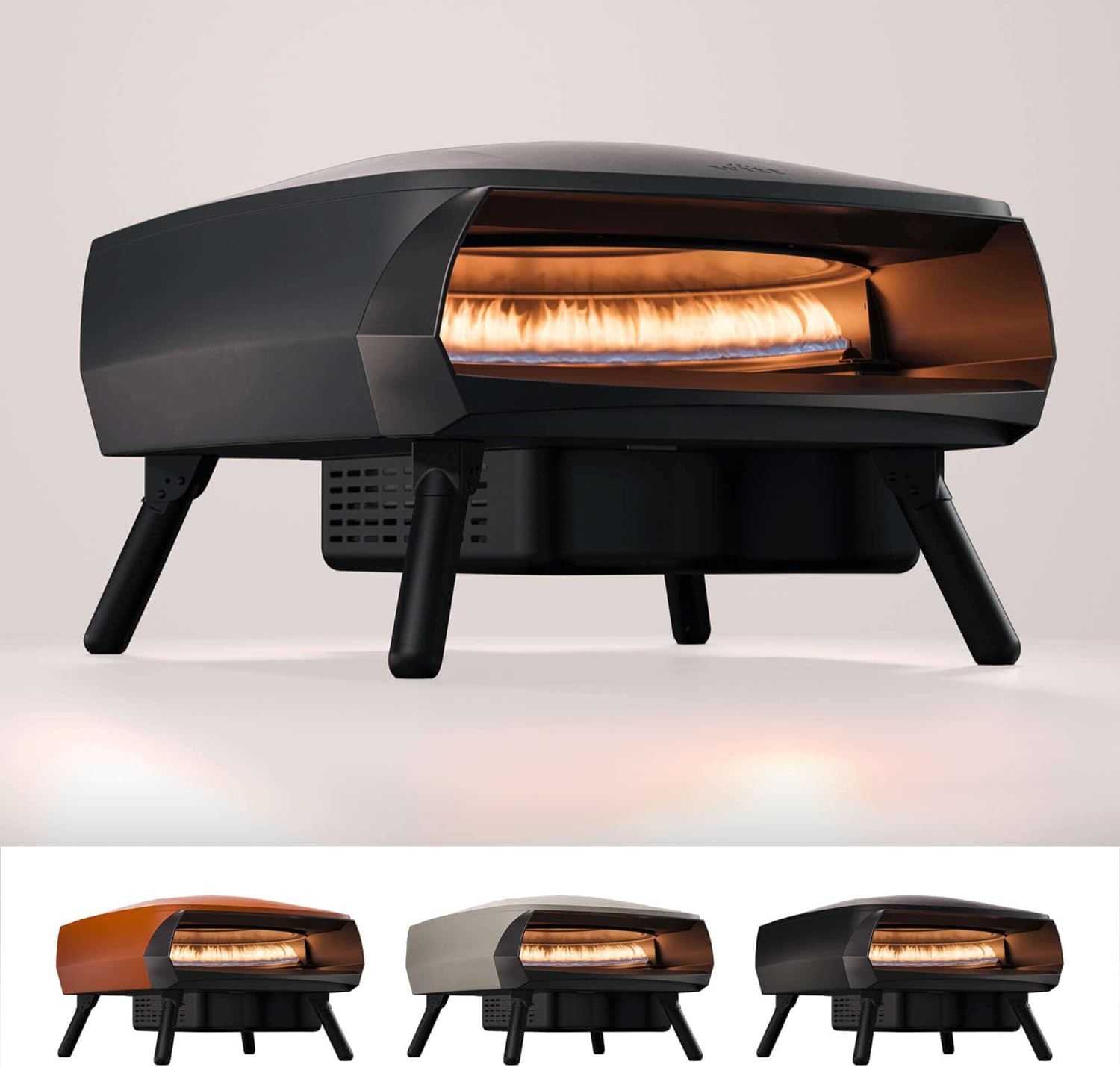 Witt ETNA Fermo Award Winning Pizza Oven - Traditional Pizza Baking - Rapid 500°C Heating, 40.5cm Capacity, 60 - Second Cooking, Even Heat Distribution - Black - Amazing Gadgets Outlet