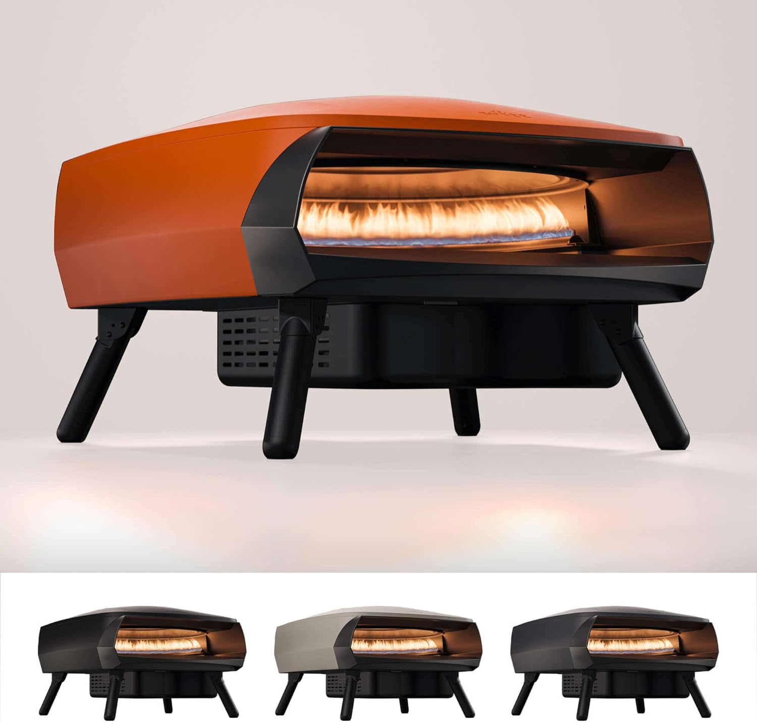 Witt ETNA Fermo Award Winning Pizza Oven - Traditional Pizza Baking - Rapid 500°C Heating, 40.5cm Capacity, 60 - Second Cooking, Even Heat Distribution - Black - Amazing Gadgets Outlet