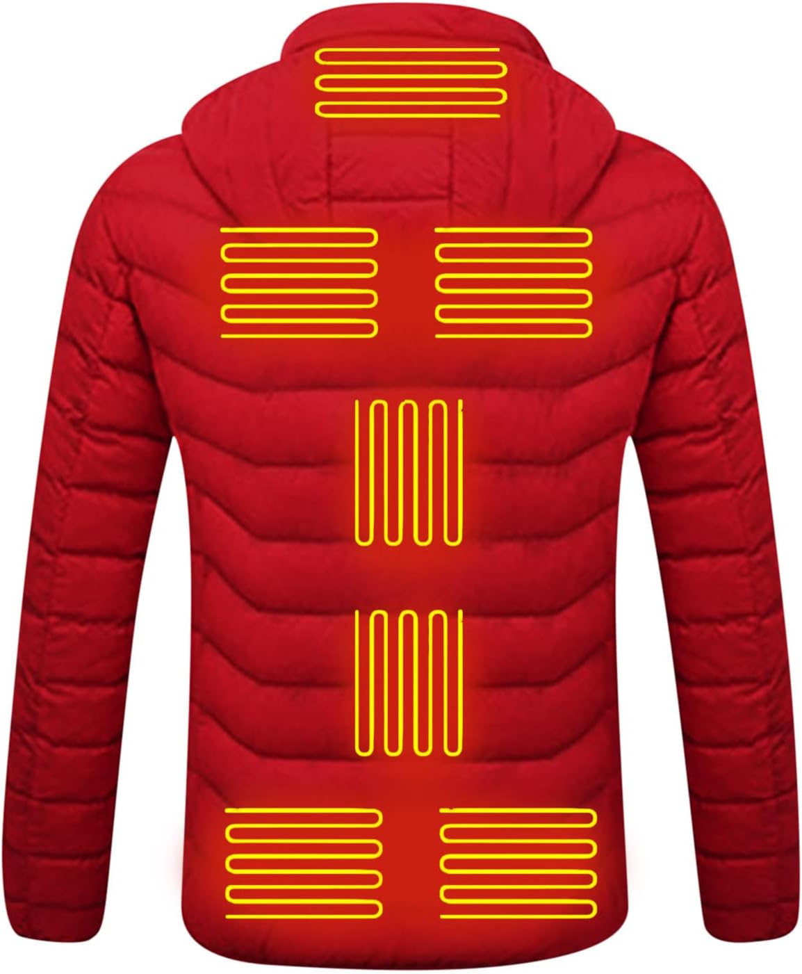 WopHSkf Heated Jacket/Vest for Men Women Clearance Electric Heated Coat with Heating Zones USB Rechargeable Heating Down Jackets,Adjustable Temperature Washable Heated Clothing Camping Hiking Golf - Amazing Gadgets Outlet