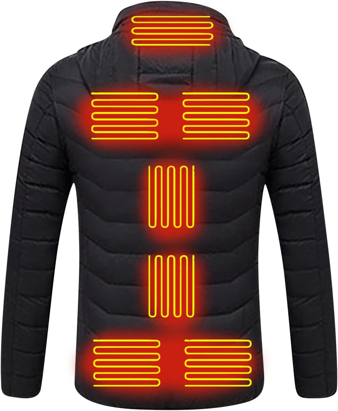 WopHSkf Heated Jacket/Vest for Men Women Clearance Electric Heated Coat with Heating Zones USB Rechargeable Heating Down Jackets,Adjustable Temperature Washable Heated Clothing Camping Hiking Golf - Amazing Gadgets Outlet