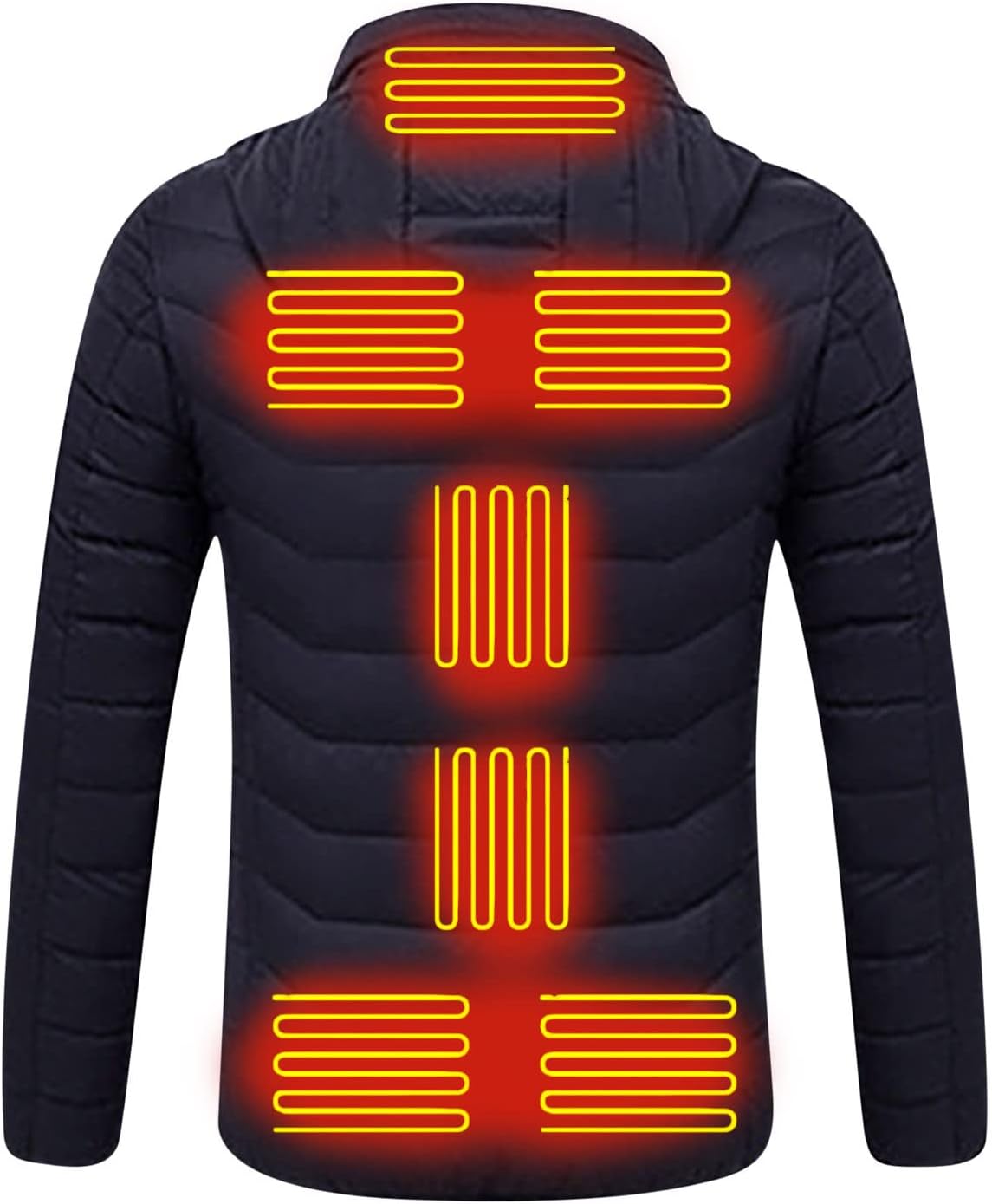 WopHSkf Heated Jacket/Vest for Men Women Clearance Electric Heated Coat with Heating Zones USB Rechargeable Heating Down Jackets,Adjustable Temperature Washable Heated Clothing Camping Hiking Golf - Amazing Gadgets Outlet