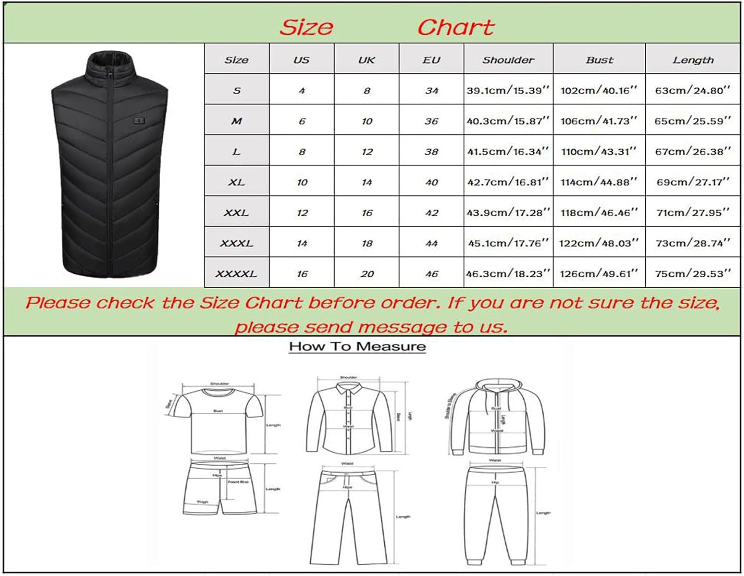 WopHSkf Heated Jacket/Vest for Men Women Clearance Electric Heated Coat with Heating Zones USB Rechargeable Heating Down Jackets,Adjustable Temperature Washable Heated Clothing Camping Hiking Golf - Amazing Gadgets Outlet