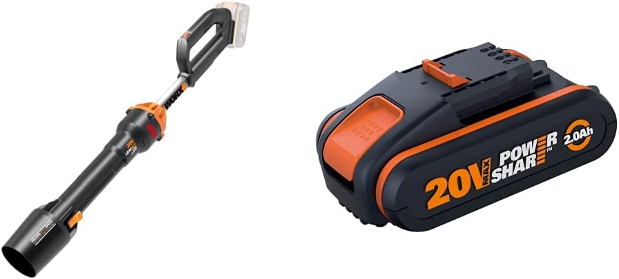 WORX NITRO 18V(20V MAX) Cordless Leaf Blower, PowerShare, Brushless Motor 2.0, Max. 209km/h Air Speed, 2 - Speed Control, Bare Tool Only, WG543E.9   Import  Single ASIN  Import  Multiple ASIN ×Product customization General Description Ga - Amazing Gadgets Outlet