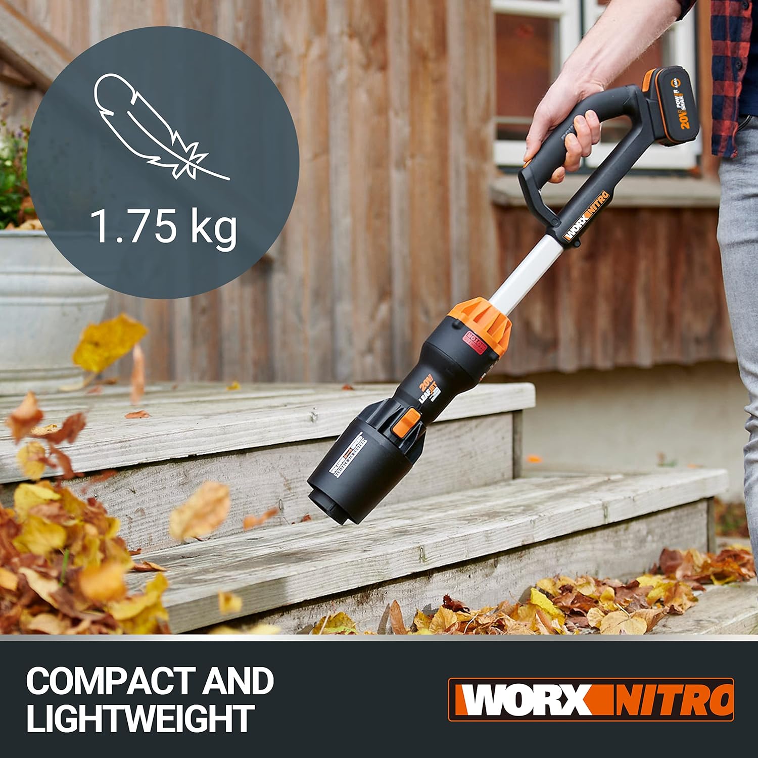 WORX NITRO 18V(20V MAX) Cordless Leaf Blower, PowerShare, Brushless Motor 2.0, Max. 209km/h Air Speed, 2 - Speed Control, Bare Tool Only, WG543E.9   Import  Single ASIN  Import  Multiple ASIN ×Product customization General Description Ga - Amazing Gadgets Outlet