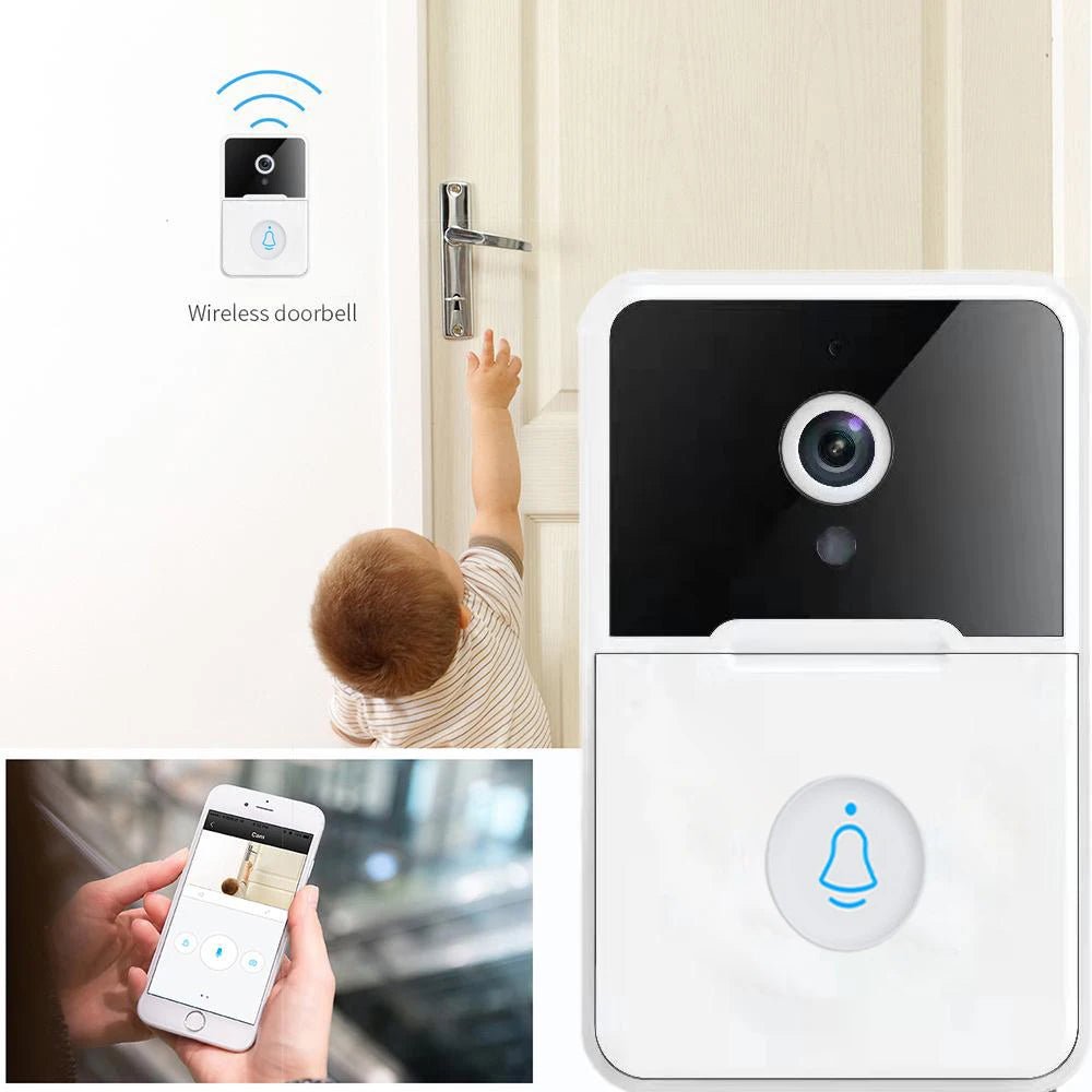 X3 Pro Smart Visual Doorbell Remote Voice Video Welcome Doorbell Phone APP Call Wireless WiFi IP Door bell Intercom - Amazing Gadgets Outlet