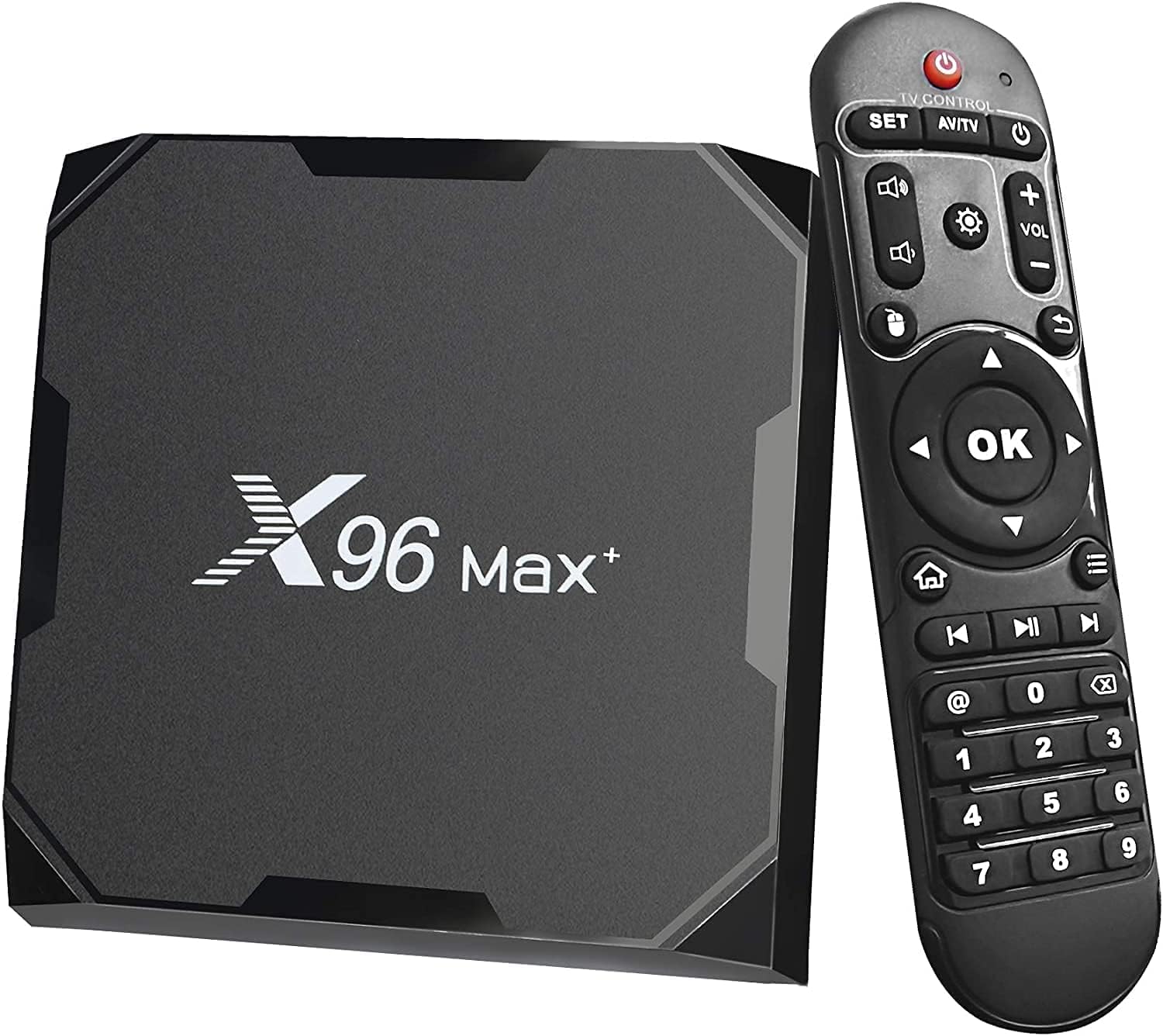 X96 Max plus Smart TV Box 4GB 32GB Android TV Box 9.0 Amlogic S905X3 Quad Core Media Box, Support 4K/3D/2.4 & 5G WiFi/BT 4.0/HDMI 3.0 Lan Smart Media Player with Remote Control - Amazing Gadgets Outlet