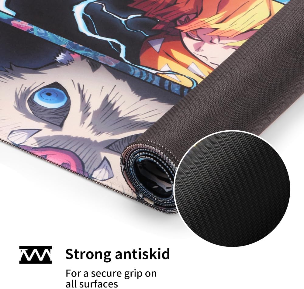 Xcosmic XXL Anime Mouse Mat,900 x 400 mm Large Gaming Mouse Pad,Desk Pad Gaming,Extended Mouse Pad,Office Desk Mat Large Size,Personalized Design for Gaming Office Home(UK03 - cut) - Amazing Gadgets Outlet