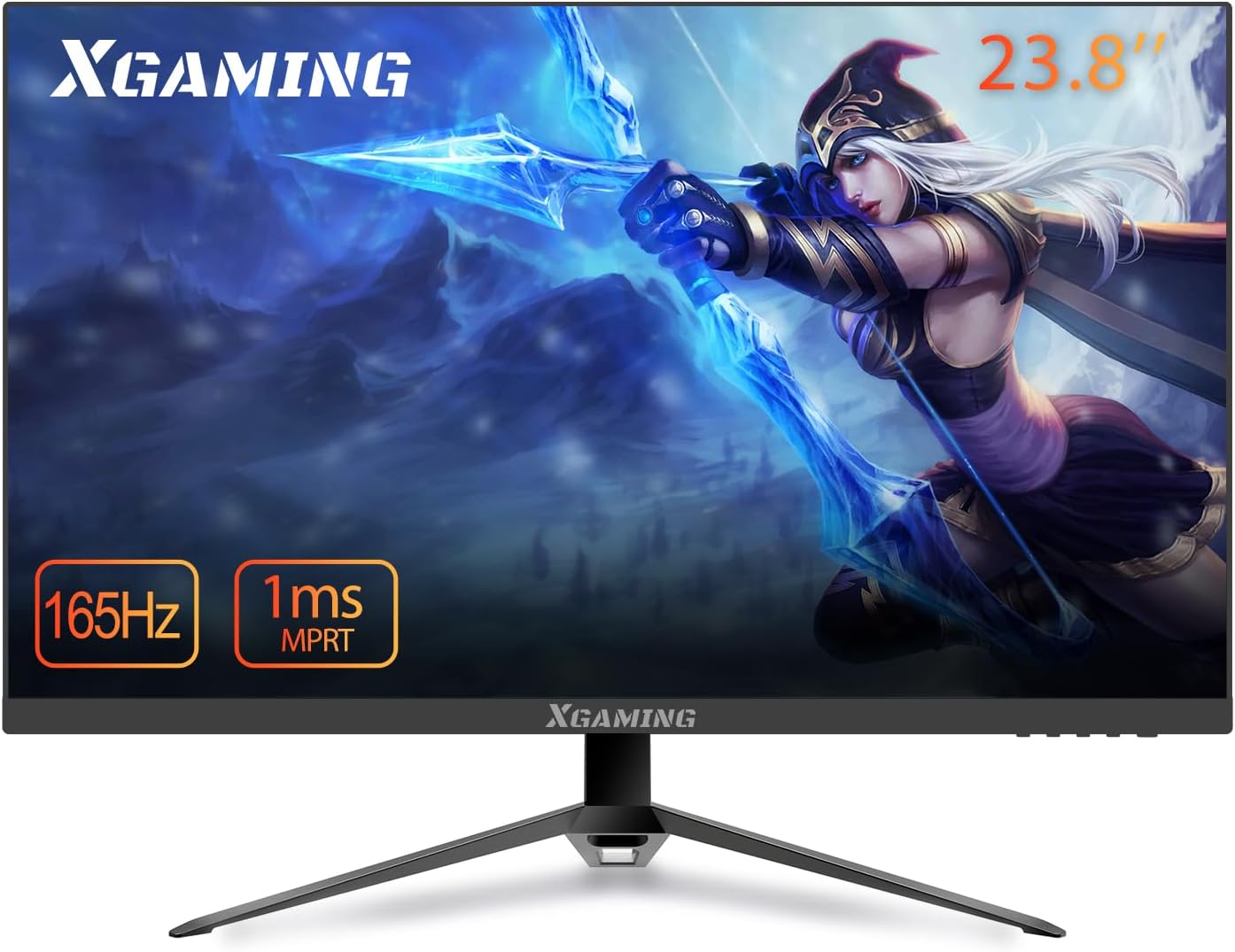 XGaming 27 Inch Curved Gaming Monitor, 1500R QHD Monitor, 165Hz,2560x1440P, AMD FreeSync Premium, HDR Ready, HDMI, DisplayPort, VESA, Without Speaker - Amazing Gadgets Outlet