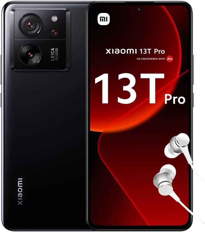 Xiaomi 13T Pro - 12+512GB Smartphone, Leica Camera, 6.67" AMOLED CrystalRes 1.5K+144Hz Screen, Mediatek Dimensity 9200+, 120W Turbo Charging, 5000mAh Battery, Black (UK Version)   Import  Single ASIN  Import  Multiple ASIN ×Product customization - Amazing Gadgets Outlet