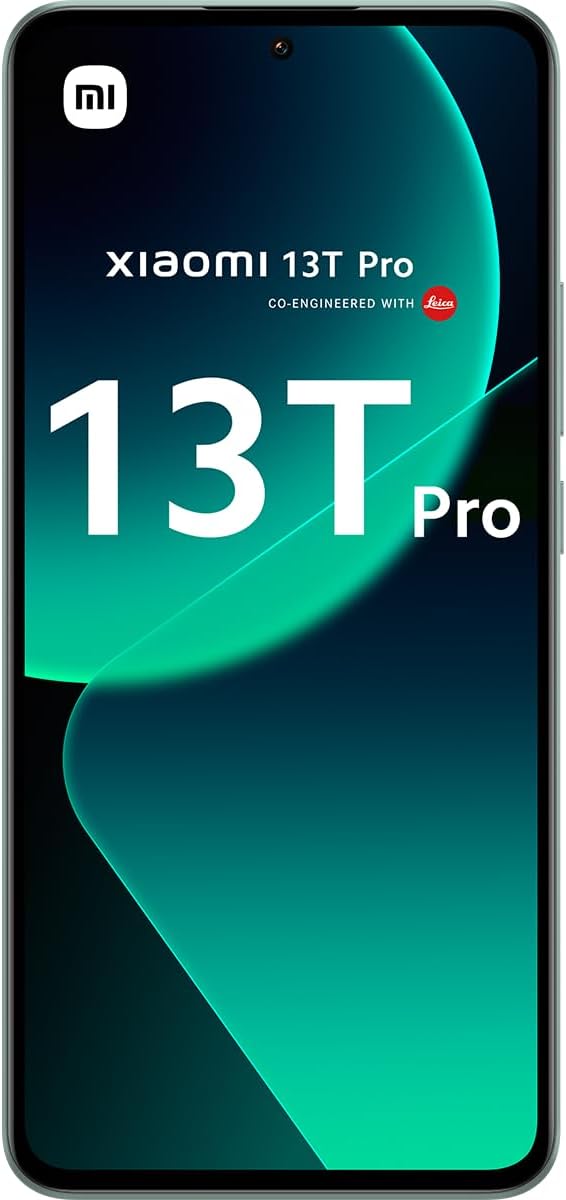 Xiaomi 13T Pro - 12+512GB Smartphone, Leica Camera, 6.67" AMOLED CrystalRes 1.5K+144Hz Screen, Mediatek Dimensity 9200+, 120W Turbo Charging, 5000mAh, Meadow Green (UK Version)   Import  Single ASIN  Import  Multiple ASIN ×Product customization - Amazing Gadgets Outlet