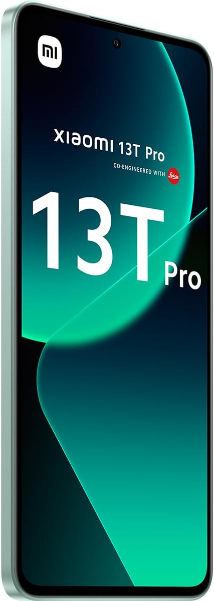 Xiaomi 13T Pro - 12+512GB Smartphone, Leica Camera, 6.67" AMOLED CrystalRes 1.5K+144Hz Screen, Mediatek Dimensity 9200+, 120W Turbo Charging, 5000mAh, Meadow Green (UK Version)   Import  Single ASIN  Import  Multiple ASIN ×Product customization - Amazing Gadgets Outlet