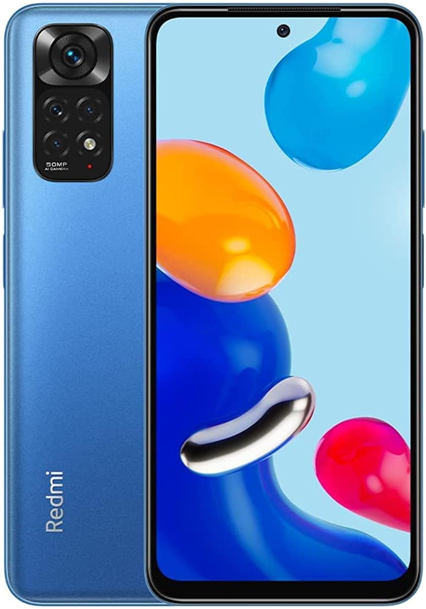 Xiaomi Redmi Note 11 - Smartphone 128GB, 6GB RAM, Dual Sim, Twilight Blue - Amazing Gadgets Outlet