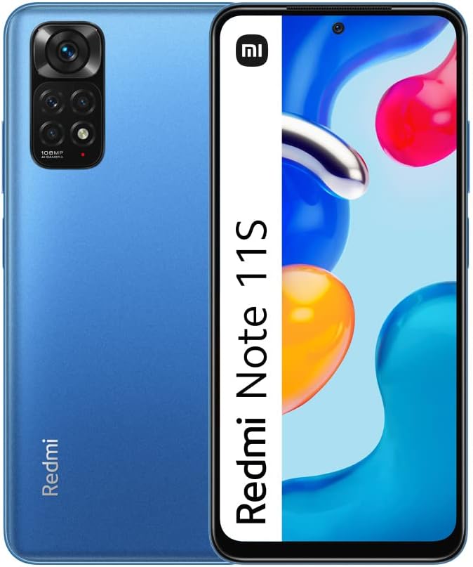 Xiaomi Redmi Note 11s - Smartphone 128GB, 6GB RAM, Dual Sim, Twilight Blue - Amazing Gadgets Outlet