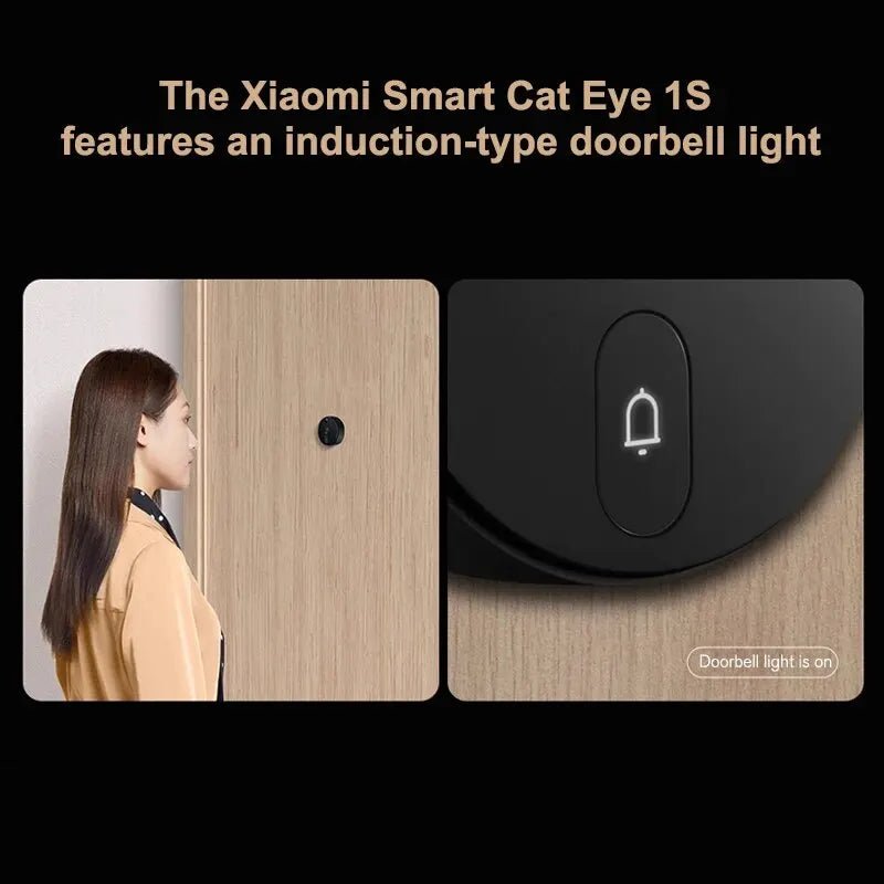 Xiaomi Smart Cat's Eye 1S Security Protection 5 - inch IPS Screen Video Doorbell 1080P Camera HD Night Vision WiFi App Alarm - Amazing Gadgets Outlet
