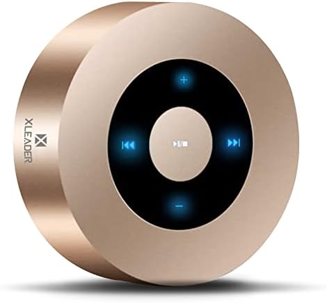 Xleader,Upgraded,Smart Touch Portable Speakers Wireless Bluetooth,Premium Rose Gold Mini Small Speaker with (Waterproof Case) Mic TF Aux for iPhone Tablet, Electronics Gifts for Girls Women Holiday - Amazing Gadgets Outlet