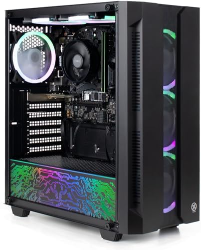 XUM Elite Gaming PC: AMD Ryzen 5 5500 4.2GHz, Nvidia RTX 3060 12GB, 32GB DDR4 RAM, 256GB NVMe SSD, 1TB HDD, 700W PSU, aRGB, WiFi, Windows 11 - Amazing Gadgets Outlet