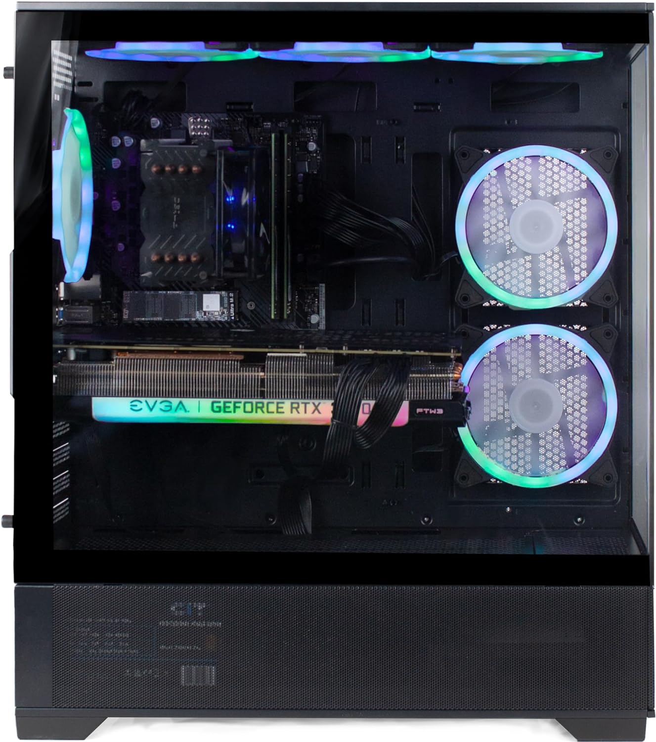 XUM Vista Gaming PC: Intel Core i7 - 11700F, RTX 3070 8GB, 32GB DDR4 RAM, 1TB NVMe SSD, 2TB HDD, 700W PSU, aRGB, WiFi, Windows 11 - Amazing Gadgets Outlet