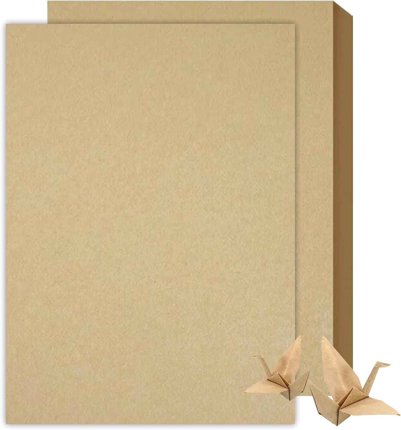 YKUKIZEE 200 Sheets A4 Brown Kraft Paper Card, 160GSM Thick A4 Brown Paper, Brown Kraft Cardstock for Printing Writing Drawing Invitation DIY Craft - Amazing Gadgets Outlet