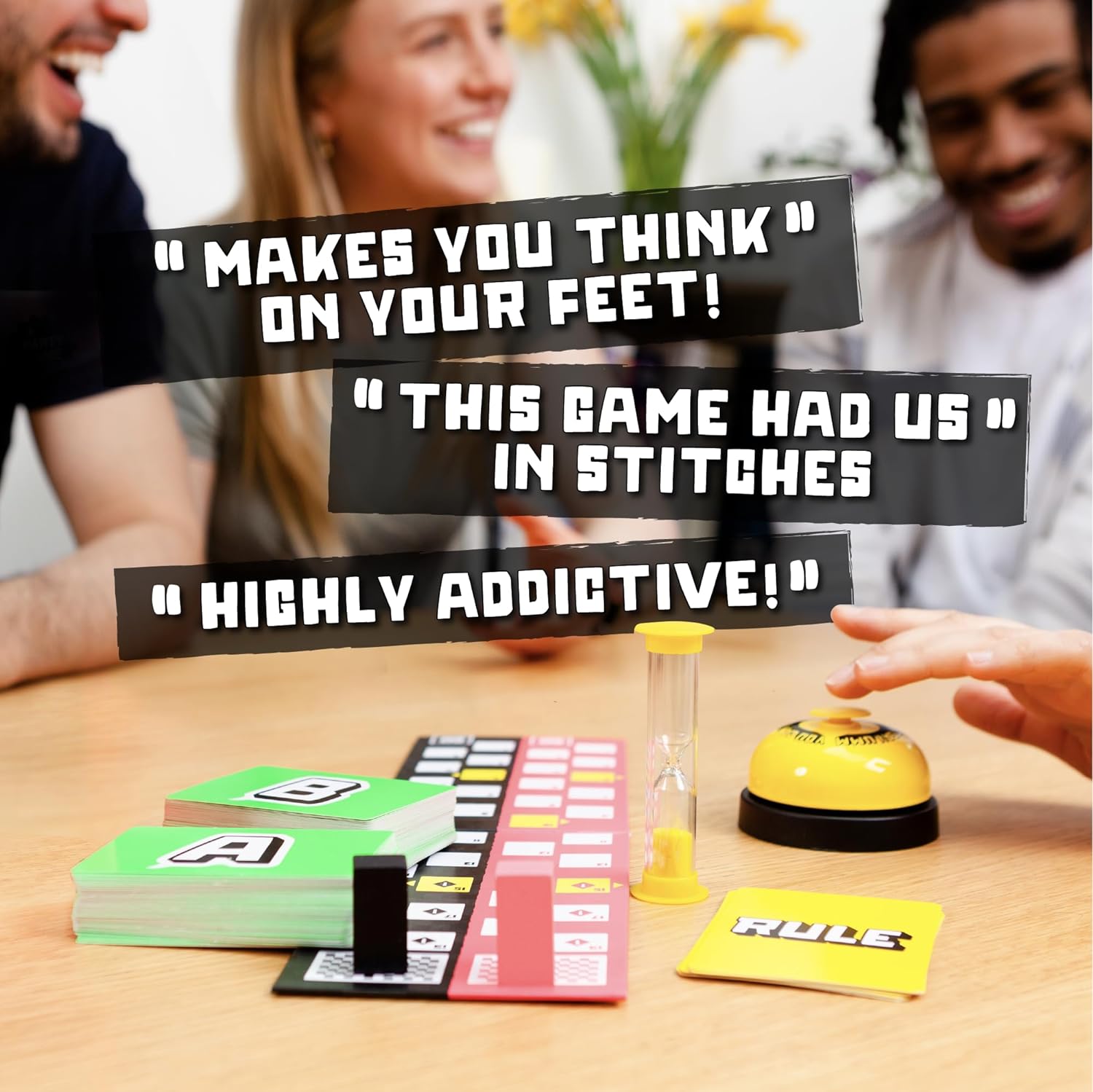 You Can’t Say Umm: A Party Game for Family and Adults, Board Game for Teenagers, Family Word Game, Must Have for Game Night, For 4 - 12 Players - Amazing Gadgets Outlet