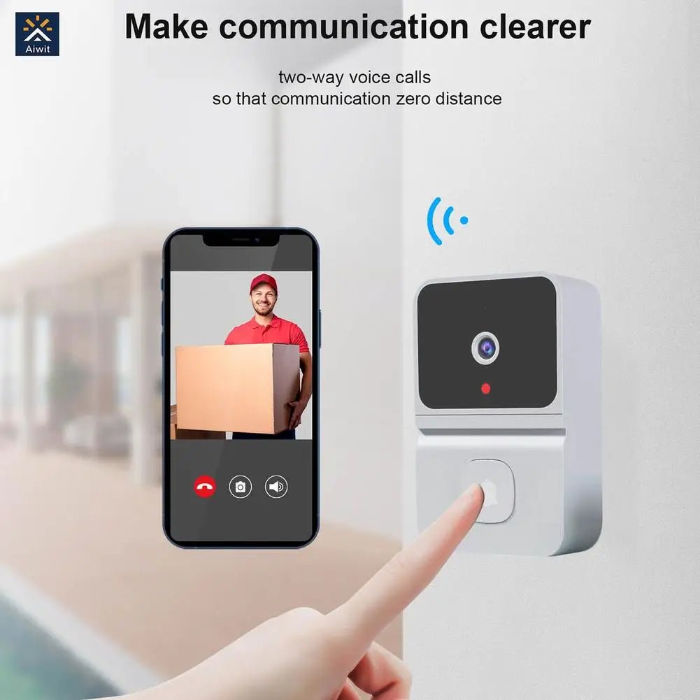 Z30 Wireless Doorbell Camera With Chime Smart Home Security Video Intercom Night Vision 2.4GHZ WiFi Smart Door Bell Audio - Amazing Gadgets Outlet