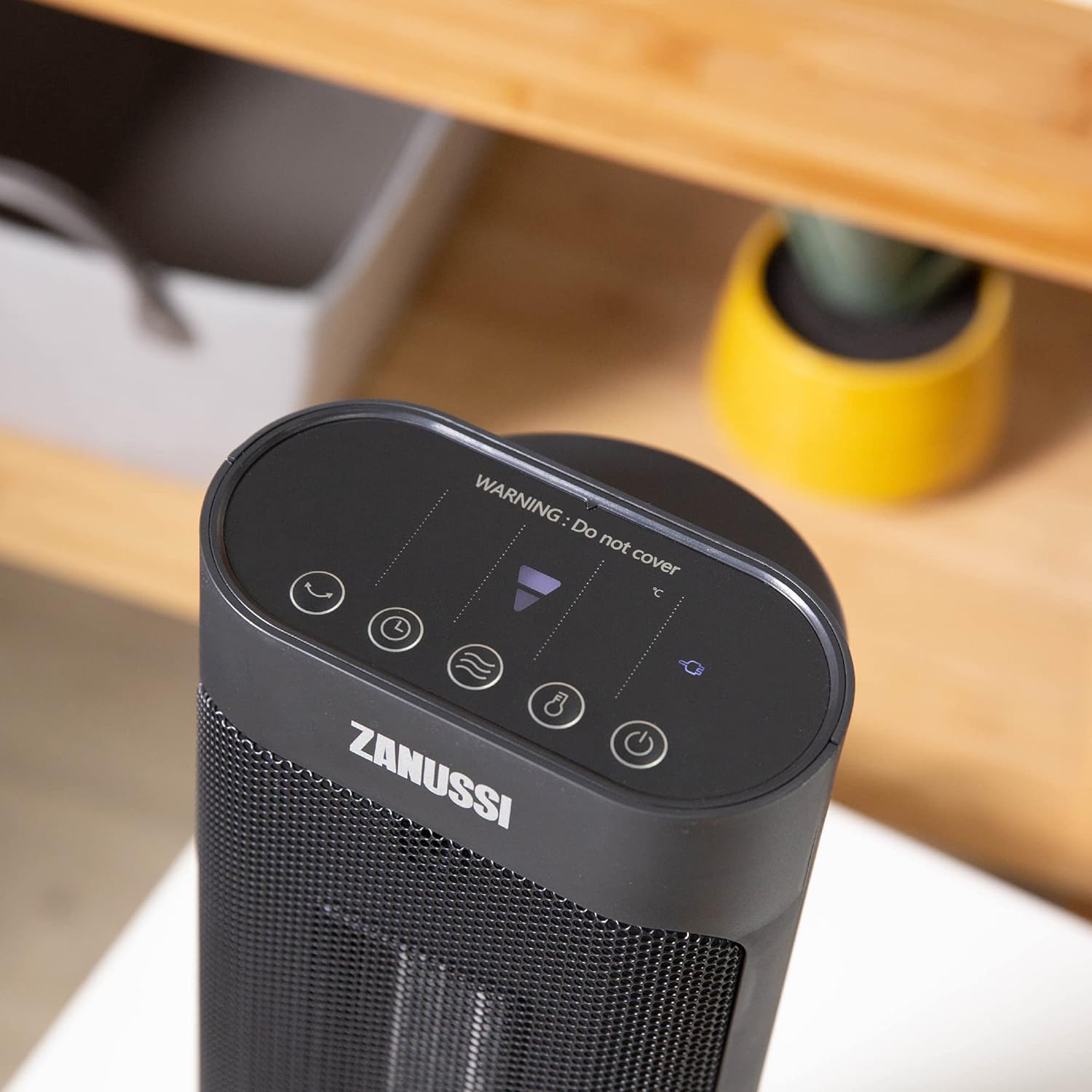 Zanussi 2000W/2KW Electric Heater Black, Freestanding Oscillating Ceramic Tower Space Heater, Convector Heater, 2 Heat Settings, Digital Display & Remote Control, Silent, ZPTCH3002B, 2 Year Guarantee - Amazing Gadgets Outlet