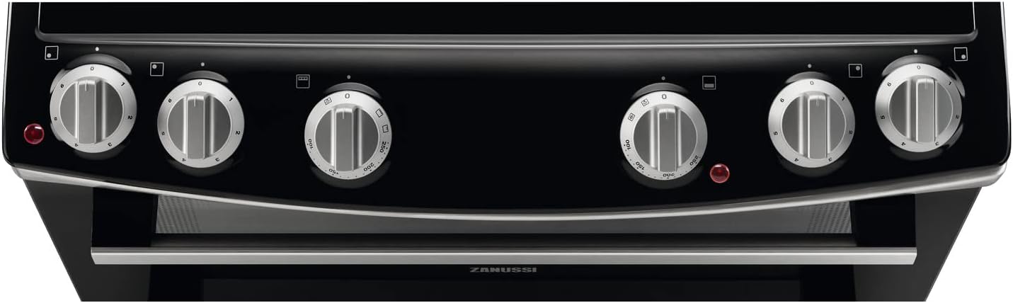 Zanussi 60cm Double Oven Electric Cooker - Stainless Steel - Amazing Gadgets Outlet