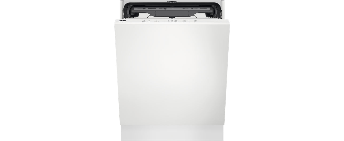 Zanussi Built - In Intergrated Dishwasher ZDLN2621 / 14 place settings/Full size White - Amazing Gadgets Outlet